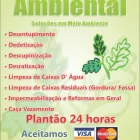 Imagem 4 da empresa DESENTUPIDORA DEDETIZADORA AMBIENTAL Vazamento - Detecção em Praia Grande SP
